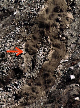 Glacial Outburst Close-Up