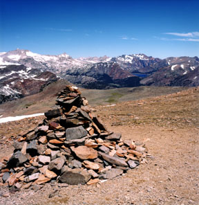 Rock Cairn on the Shoulder